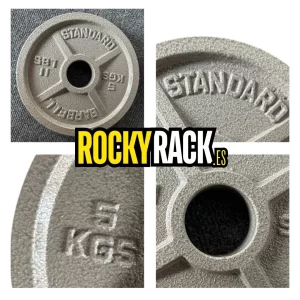Discos olímpicos BARBELL de METAL [de 1,25 a 25kg]