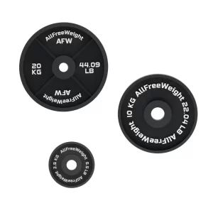 Discos olímpicos BARBELL de Hierro - NEGROS [de 1,25 a 25kg]