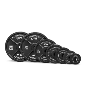 Discos olímpicos BARBELL de Hierro - NEGROS [de 1,25 a 25kg]