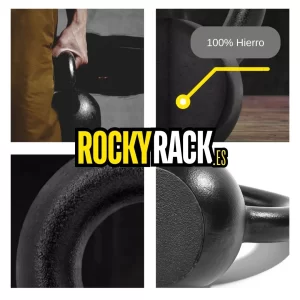 Kettlebell Cast Iron FULL BLACK [de 2 a 32kg]