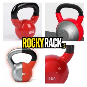 Kettlebell de Vinilo - FULL RED [de 2 a 30kg]