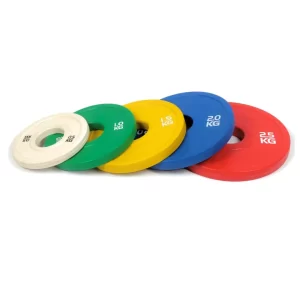 Discos olímpicos FRACCIONALES Color [de 0,5 a 2,5kg]
