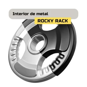 Discos 3 AGARRES Caucho - Con Anillo [de 1,25 a 25kg]