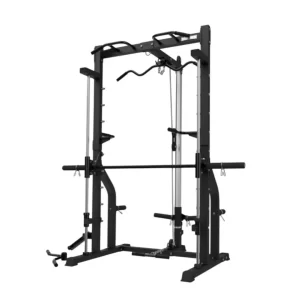 Half Rack • [SMITH + 2x Poleas FIJAS + ACCESORIOS + Multiagarre] Para Discos de 28 y 50mm