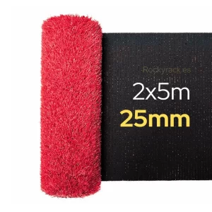 2x5 (10m2) • Césped ROJO 25mm