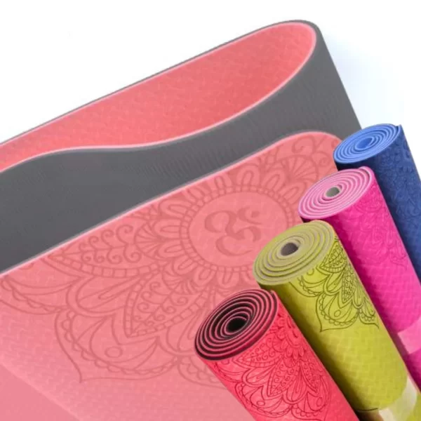 esterilla yoga estampada