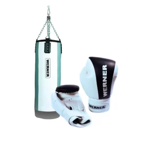 Saco de Boxeo con Relleno y Guantes [Alta Densidad] - 25kg
