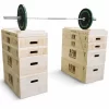 Jerk boxes madera x4