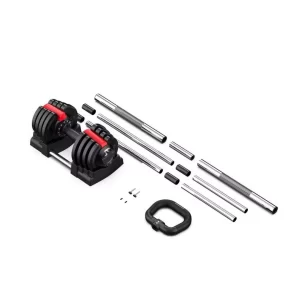 Mancuerna Ajustable [18kg] 3x1 - Pesa rusa + Barra
