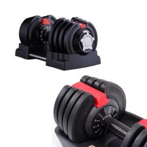 Mancuerna Ajustable [18kg] 3x1 - Pesa rusa + Barra