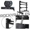 Soporte para mancuernas y discos y kettlebell con extras - Mueble de 4 bandejas + Barras - Imagen 2