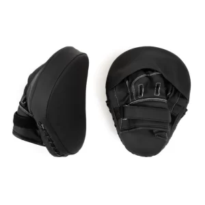 Par de Manoplas Curvadas Negras 25cm