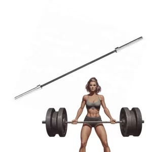 Barra 15Kg 200cm 8R Negra - MUJER [450kg]