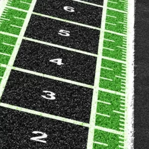 Sprint 2x10,5 (21m2) - Césped Numerado [Verde+Negro V2]