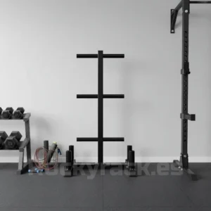 Soporte Barras y Discos BUMPER [Árbol de 3 Alturas + 4 Barras]