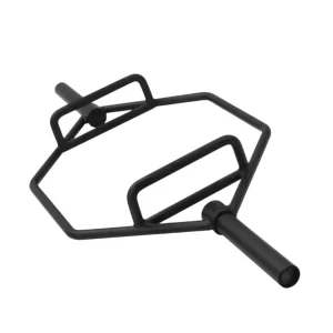 Barra olímpica hexagonal FULL BLACK 142cm-60cm