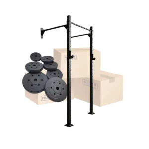 LOTE: Rack de Pared + Discos Olímpicos