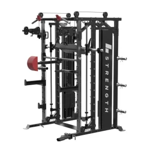 Rack M13PRS con Poleas Regulables + Smith • Carga de Placas 181kg [LEG PRESS + PRESAS]