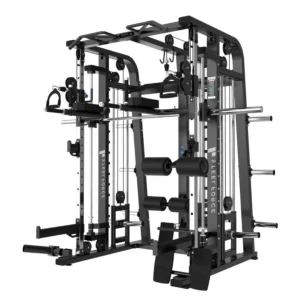 Rack M7PRS con Poleas Regulables + Fijas + Smith • Carga de Discos [COMPLETO]