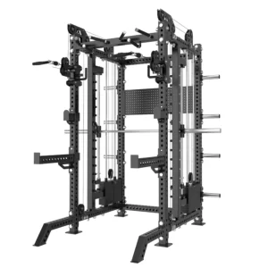 Monster Rack M12PRS con Poleas Regulables + Smith • Carga de Placas 200kg [HIP THRUSTER FRONTAL]